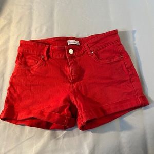Red shorts from C&A